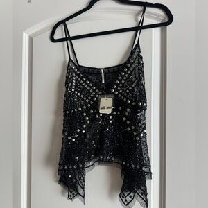 Free People Highway Tank xs black